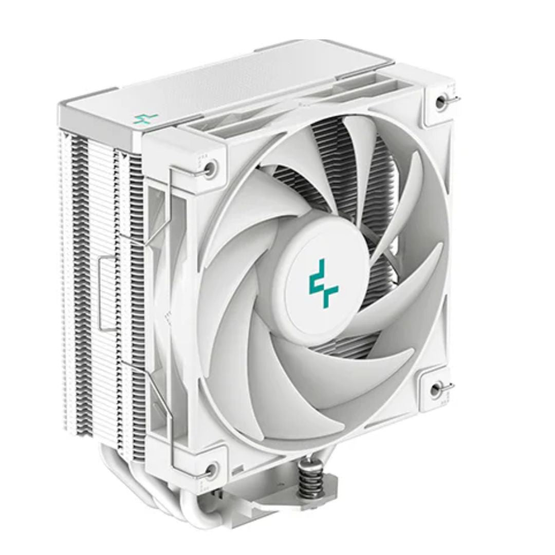 DeepCool AK400 White Performance CPU Cooler, 4 Heat Pipe Tower, High-Performance FDB Fan, 220W Heat Dissipation, LGA1851/1700/1200/115X/AM5/AM4 DeepCool AK400 White Performance CPU Cooler, 4 Heat Pipe Tower, High-Performance FDB Fan, 220W Heat Dissipation, LGA1851/1700/1200/115X/AM5/AM4